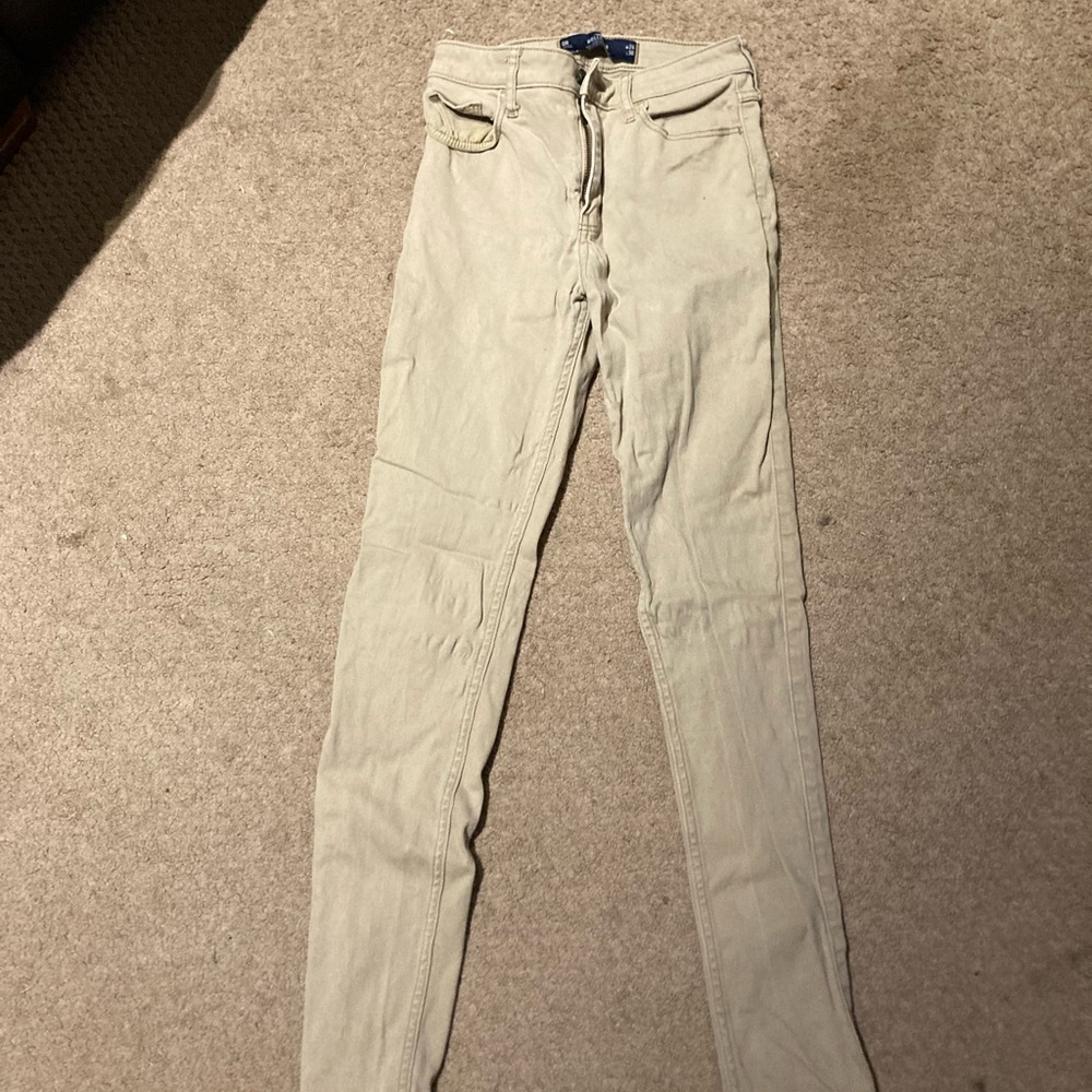 Hollister, 0R W24 L30, tan jeans